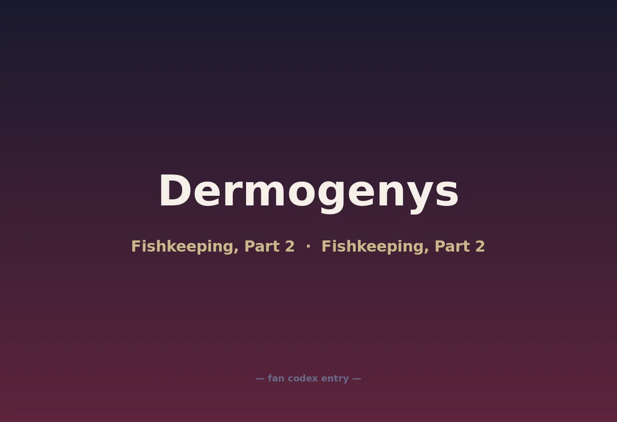 Dermogenys