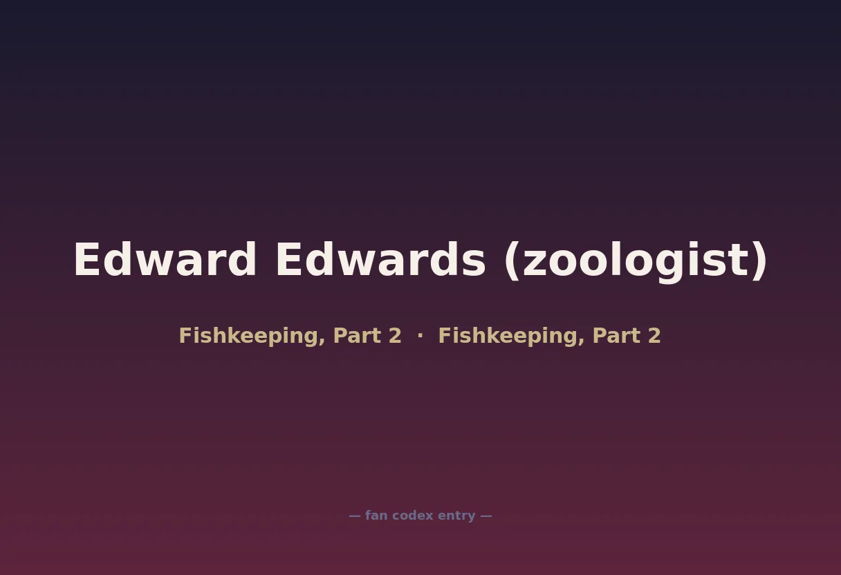 Edward Edwards (zoologist)