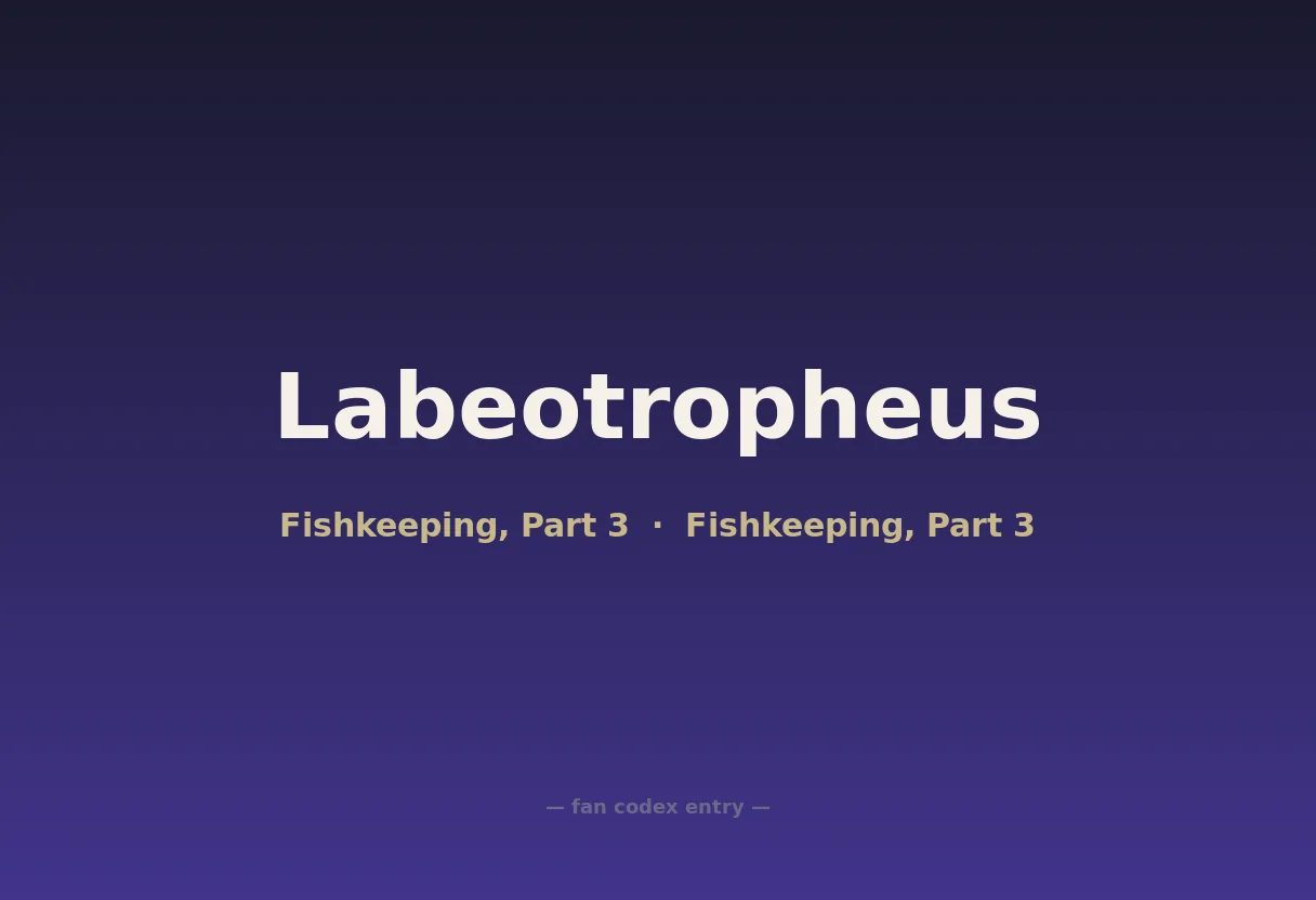 Labeotropheus