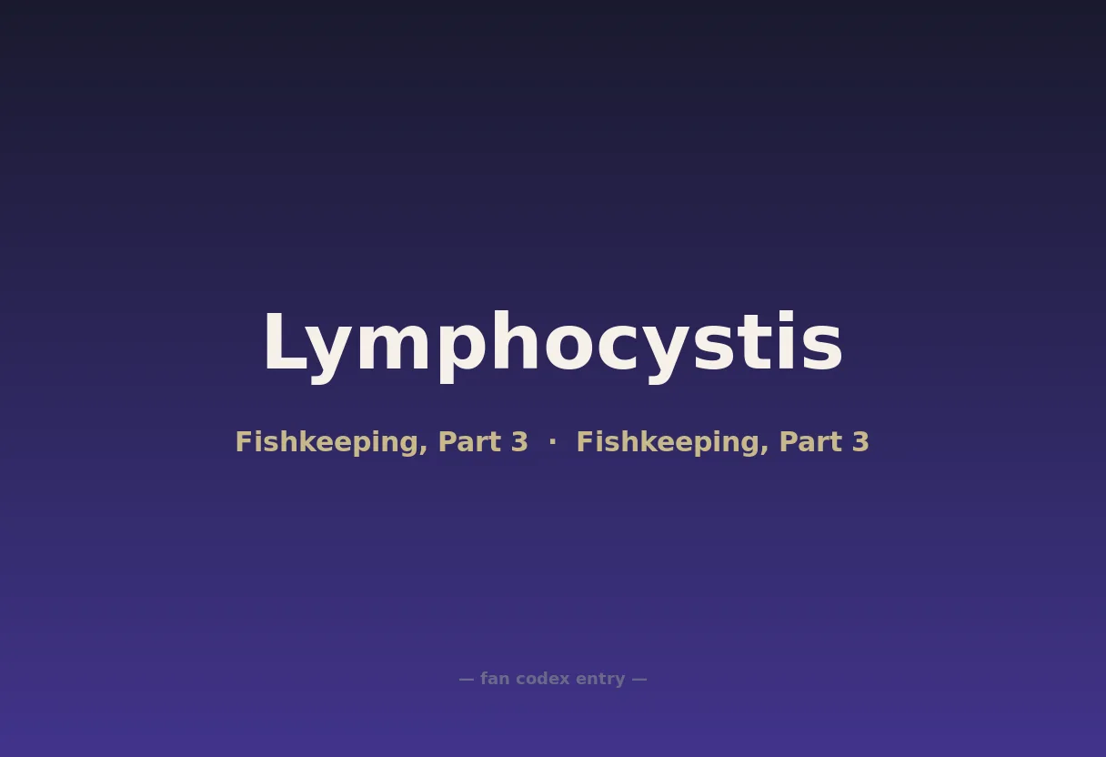 Lymphocystis