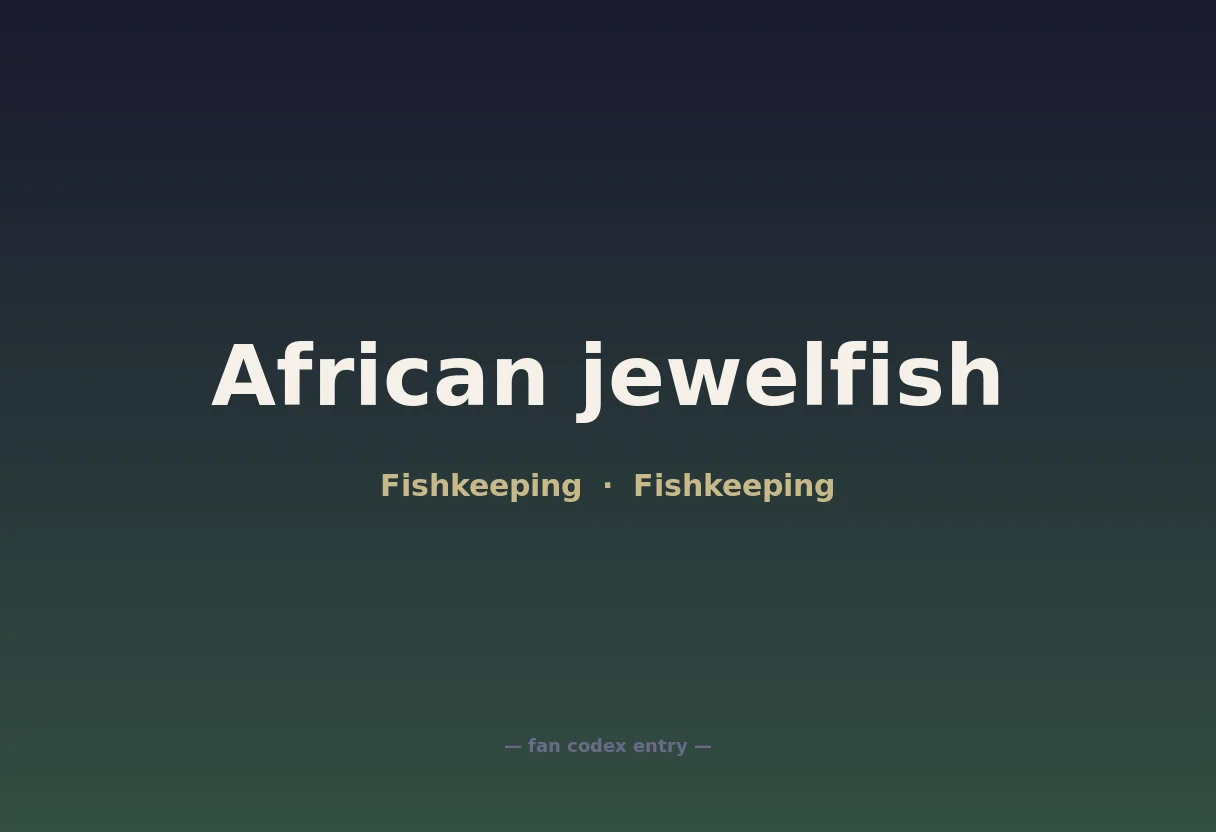 African jewelfish