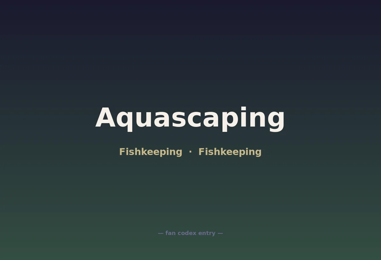 Aquascaping