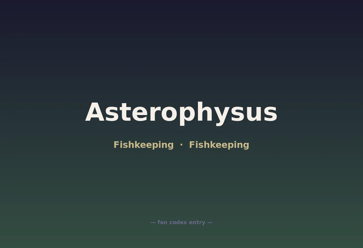 Asterophysus