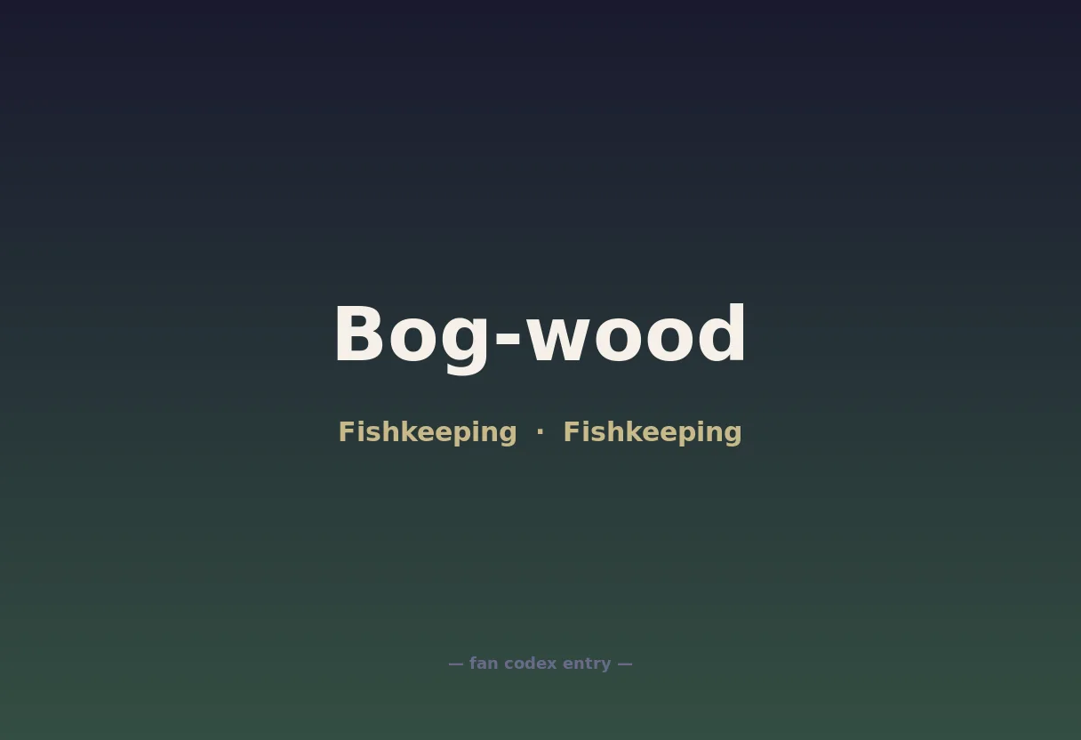 Bog-wood
