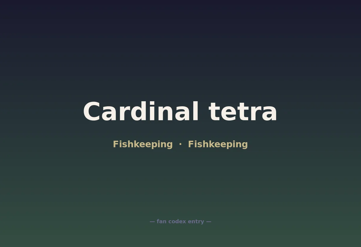 Cardinal tetra
