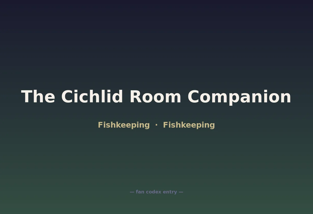 The Cichlid Room Companion