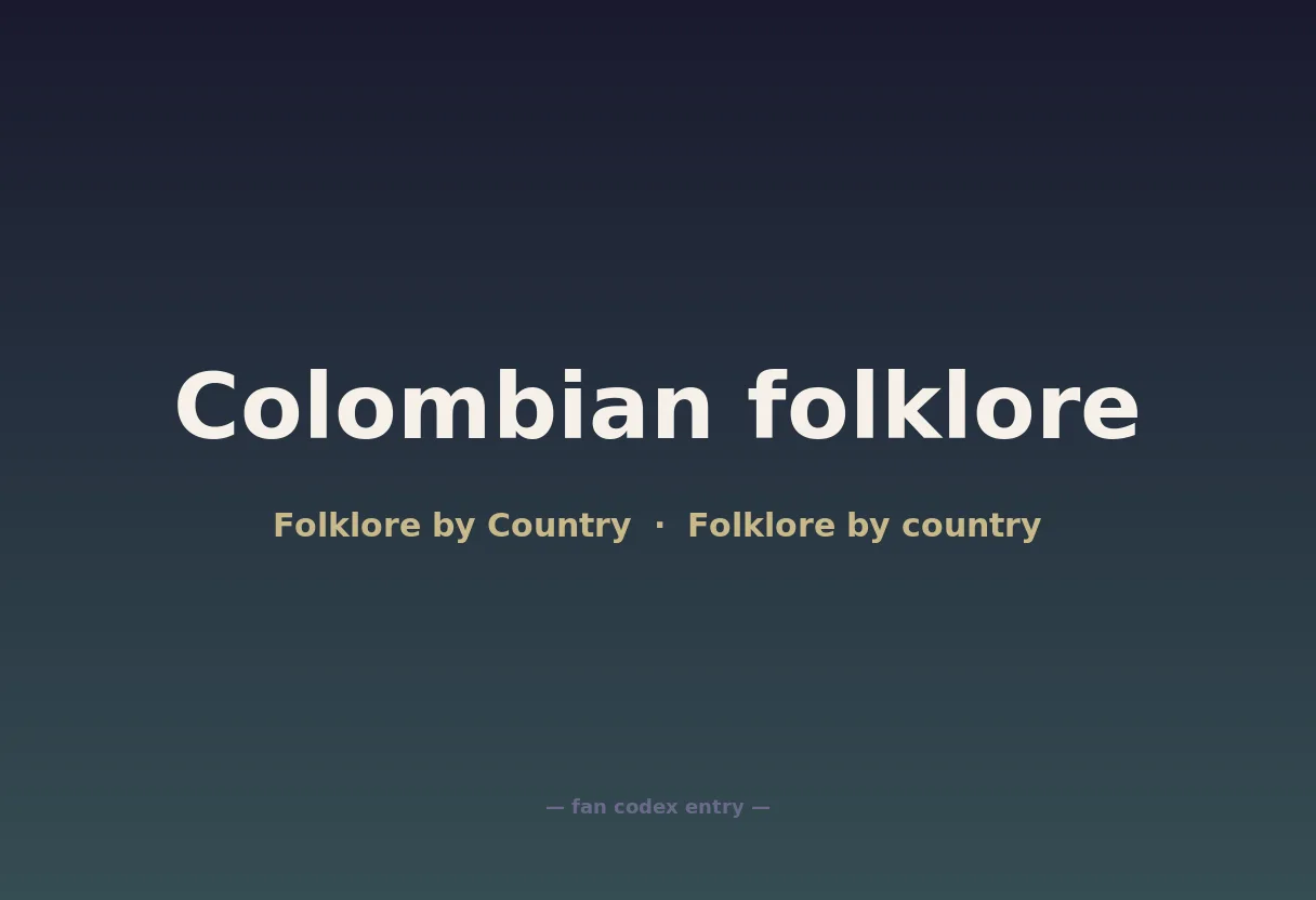 Colombian folklore