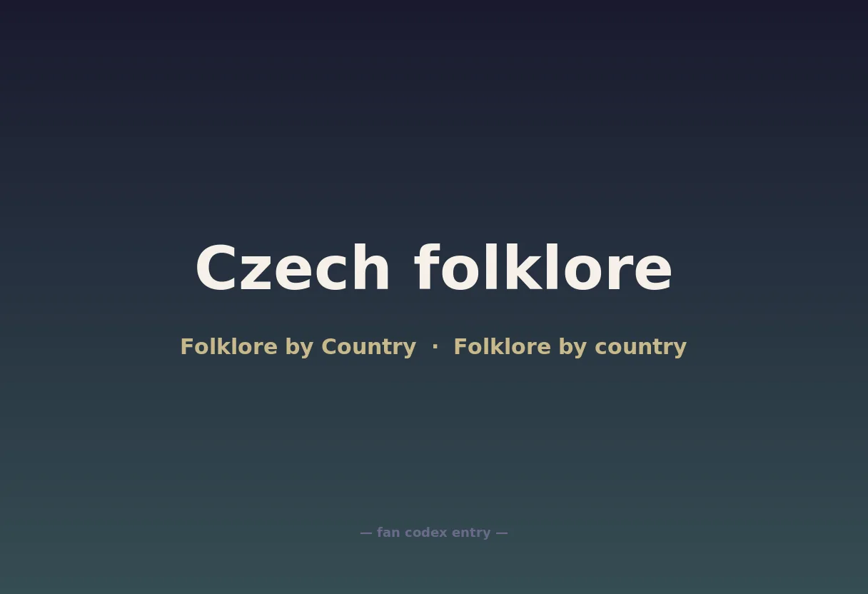Czech folklore