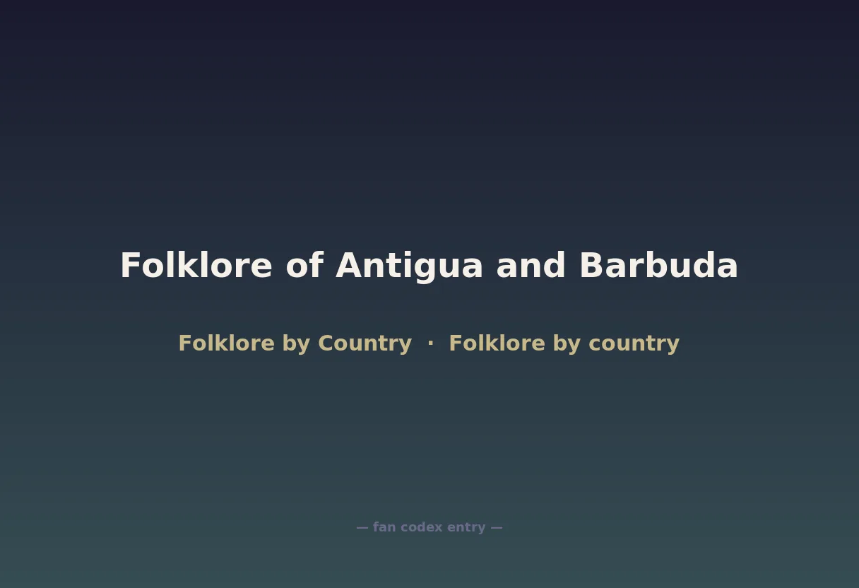 Folklore of Antigua and Barbuda