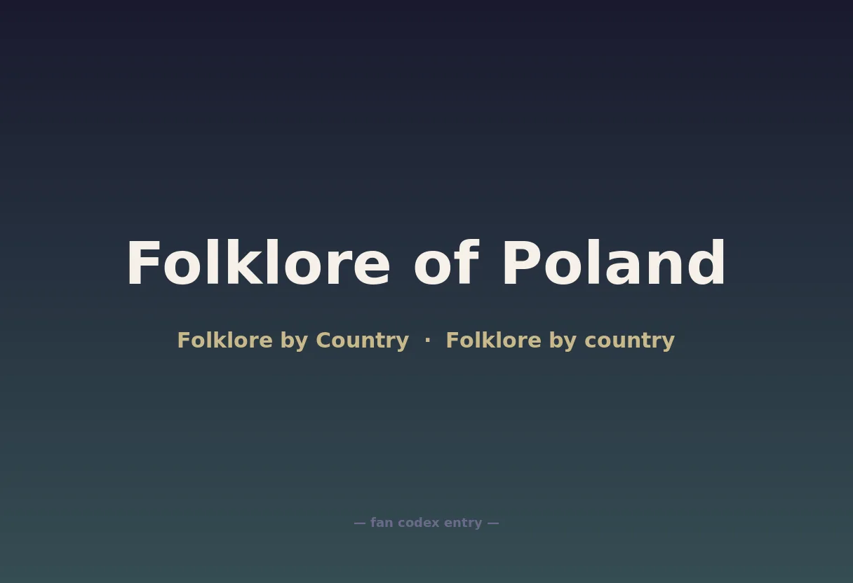 Folklore of Poland