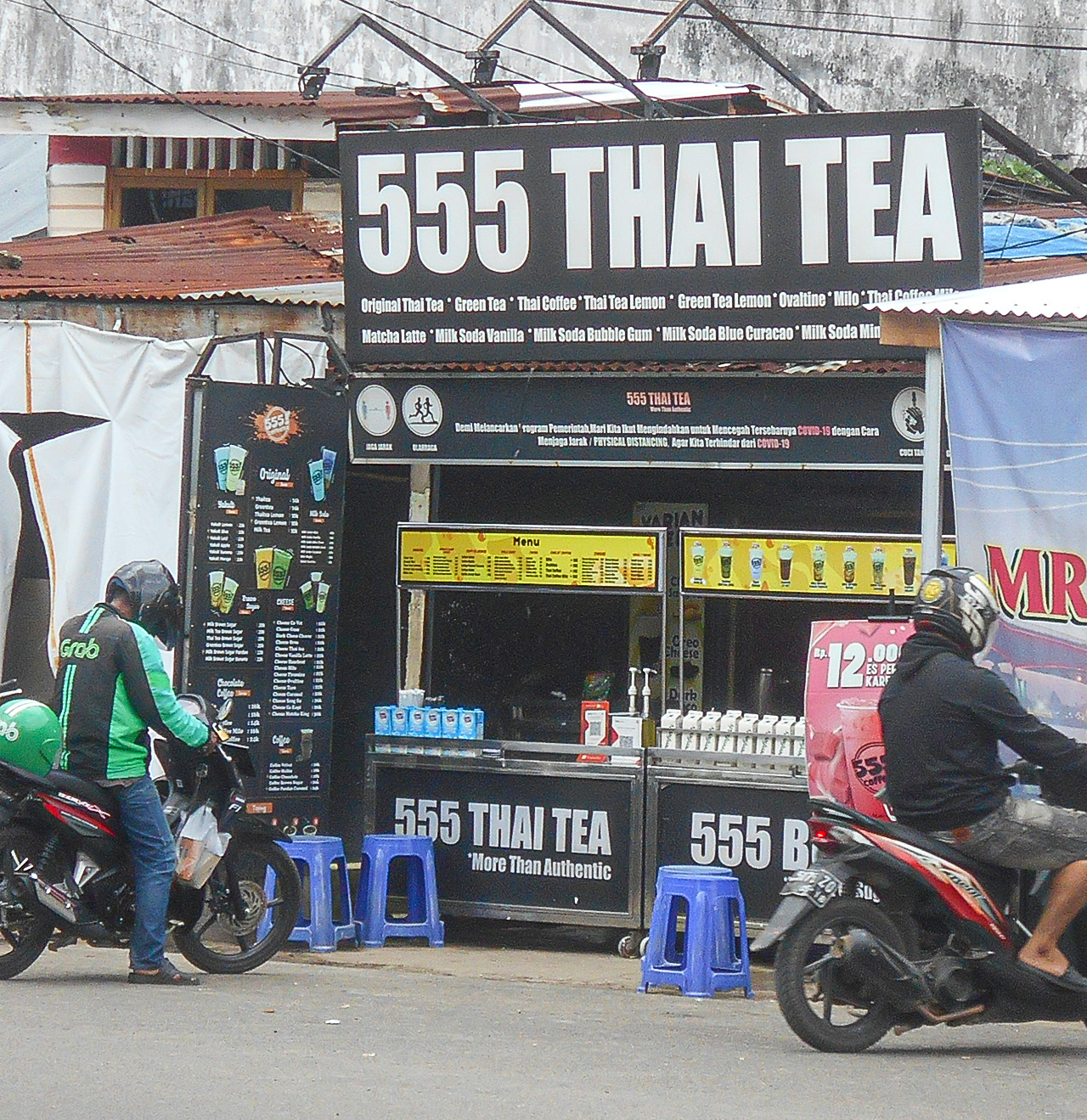 555 Thai Tea Stand 26 Ilir - Palembang, SS (14 December 2021)