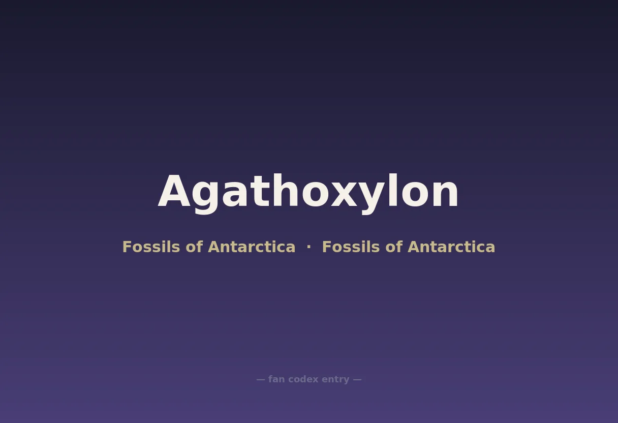 Agathoxylon