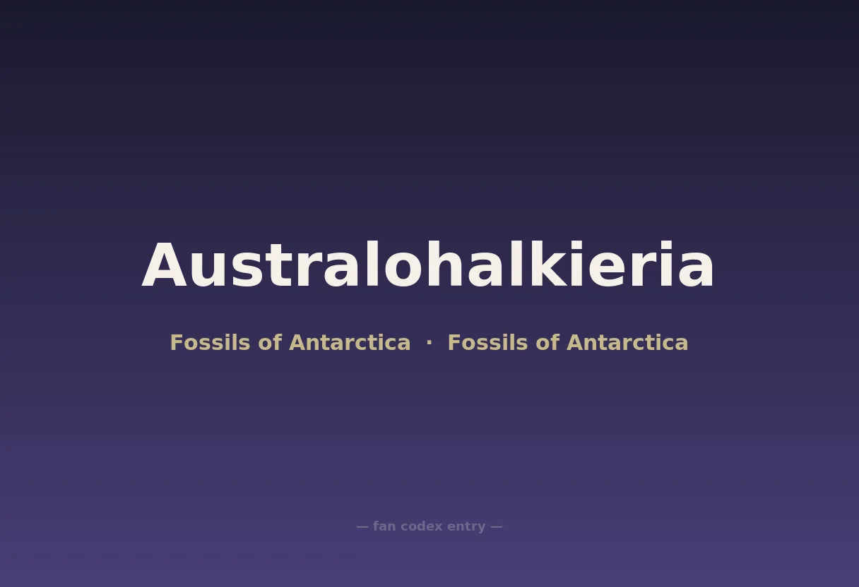 Australohalkieria