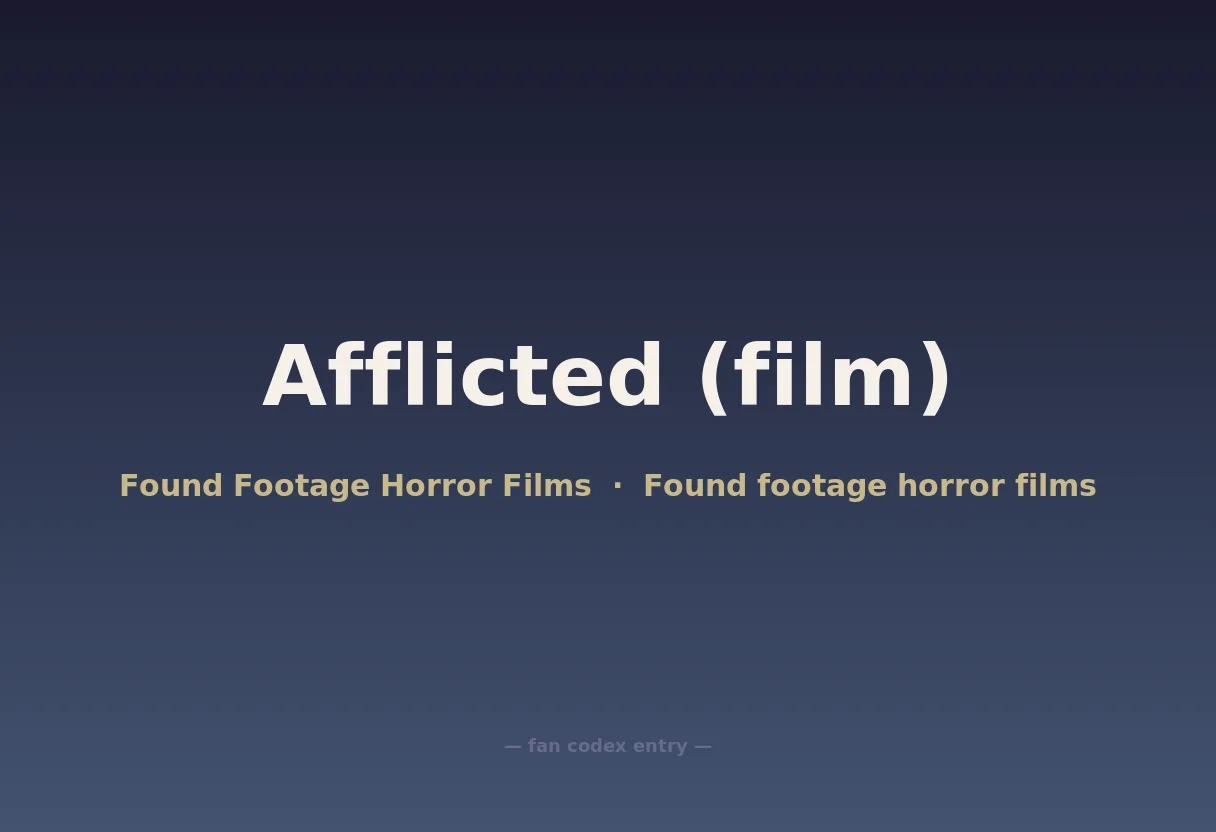 Afflicted (film)