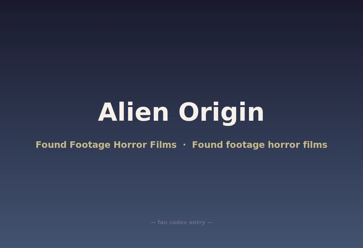 Alien Origin