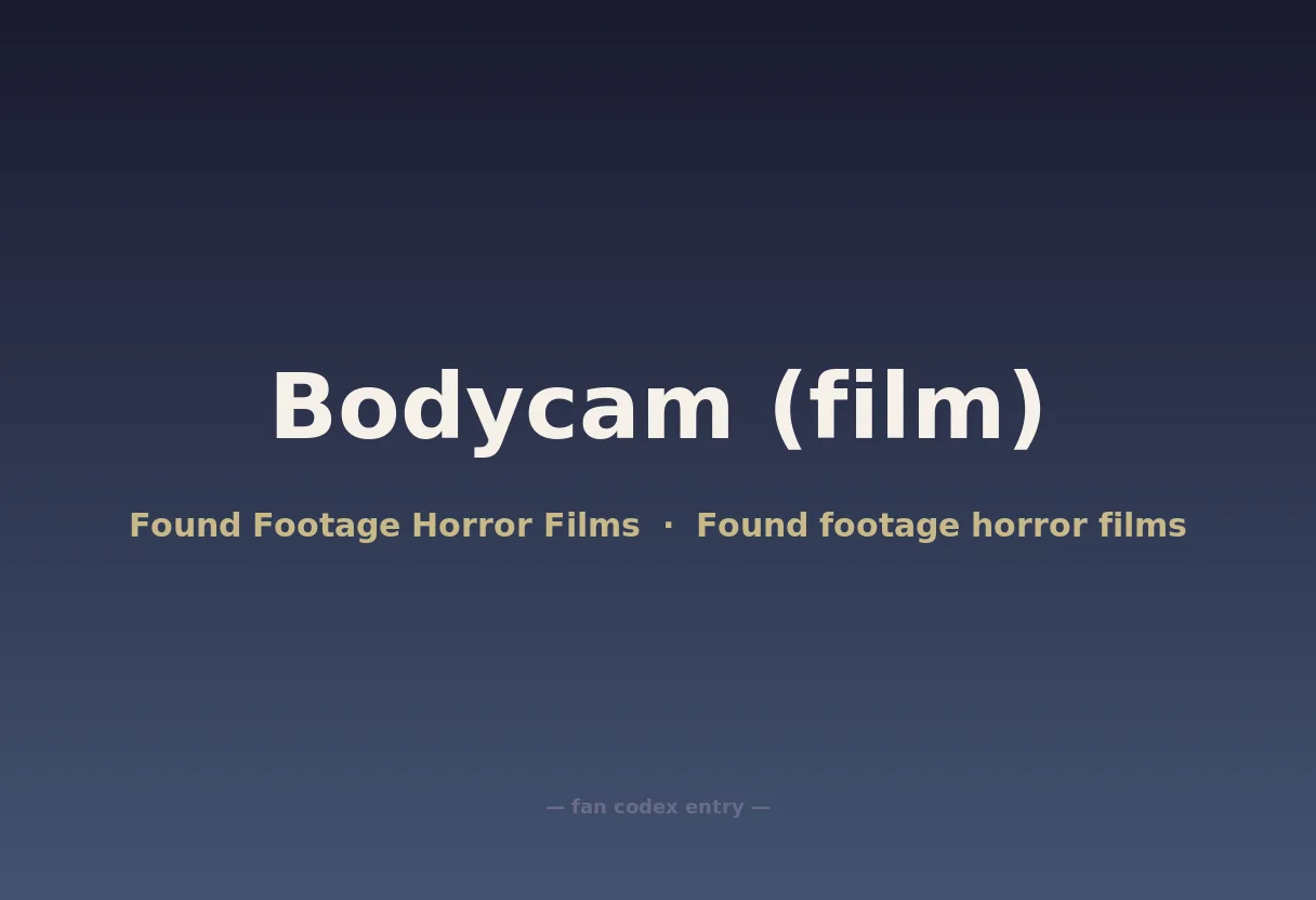 Bodycam (film)