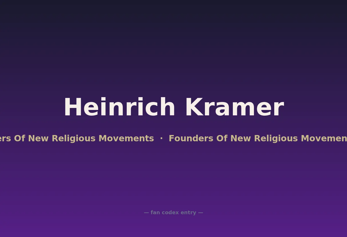 Heinrich Kramer