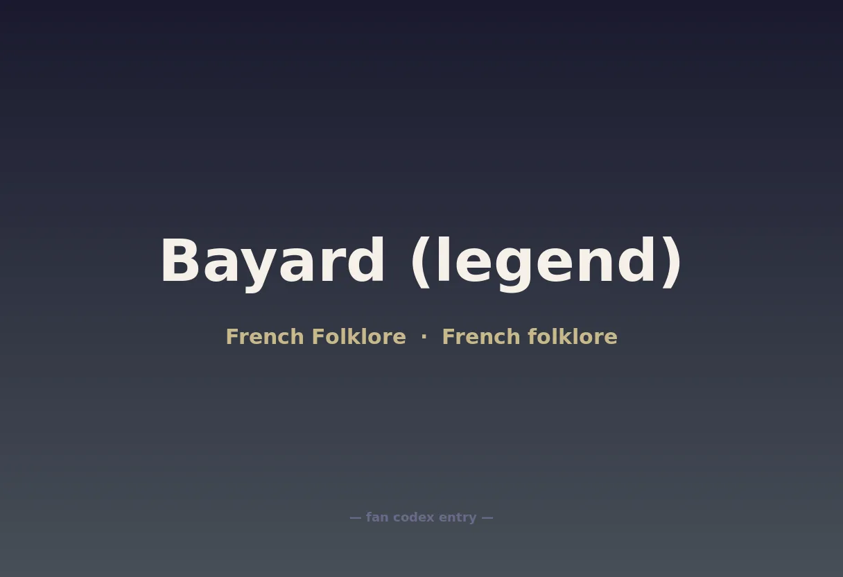 Bayard (legend)