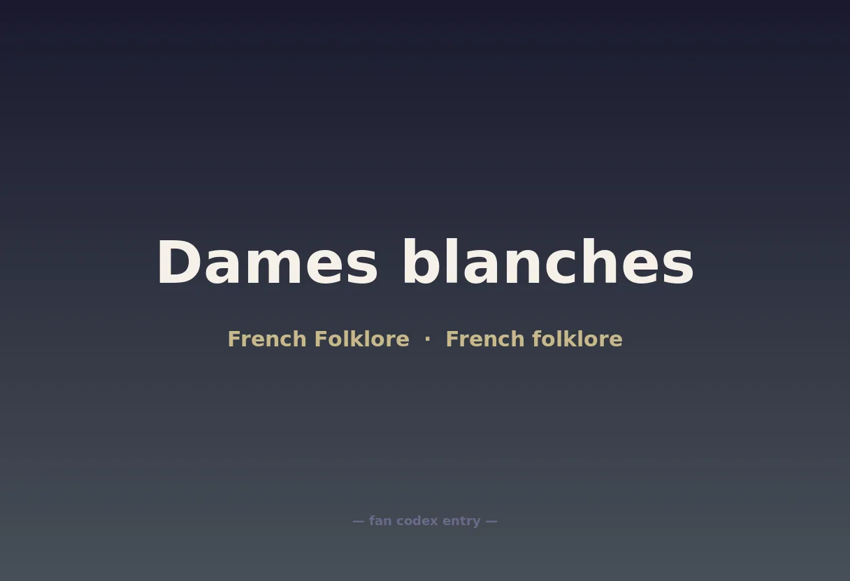 Dames blanches