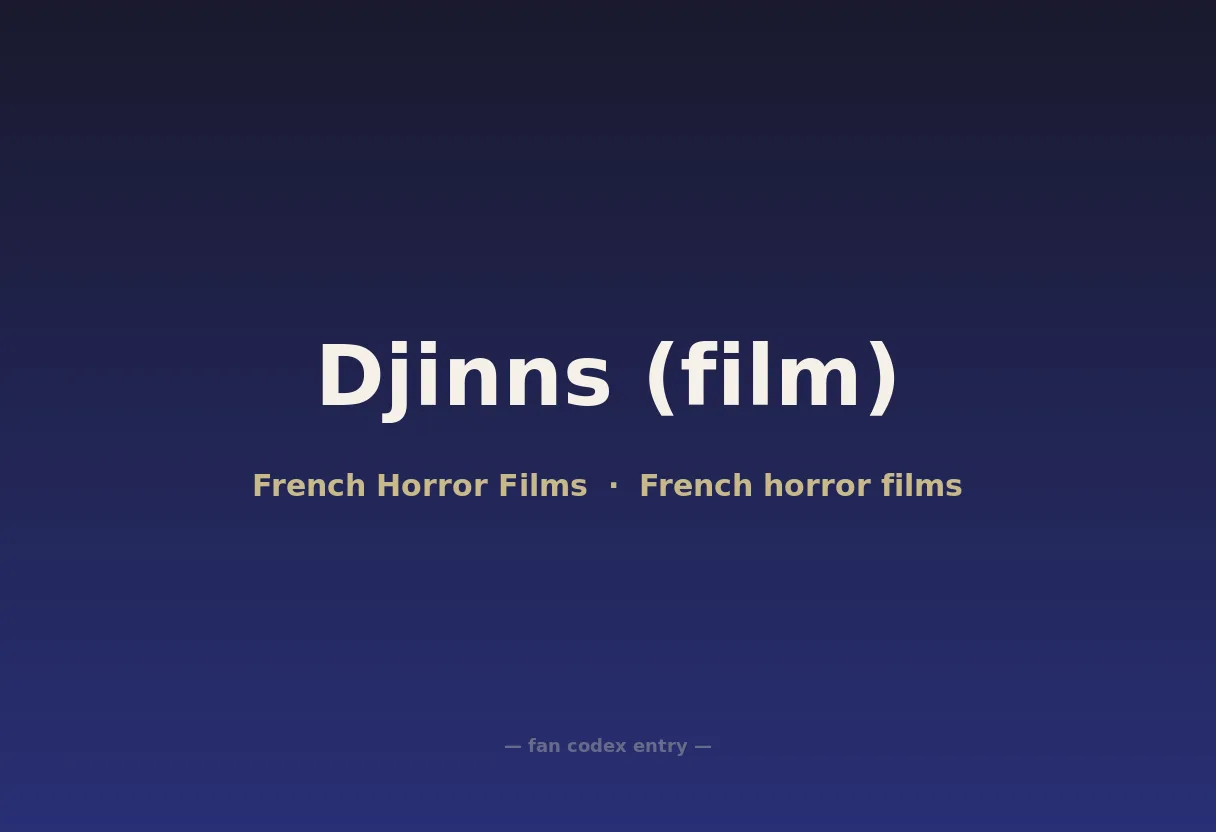 Djinns (film)