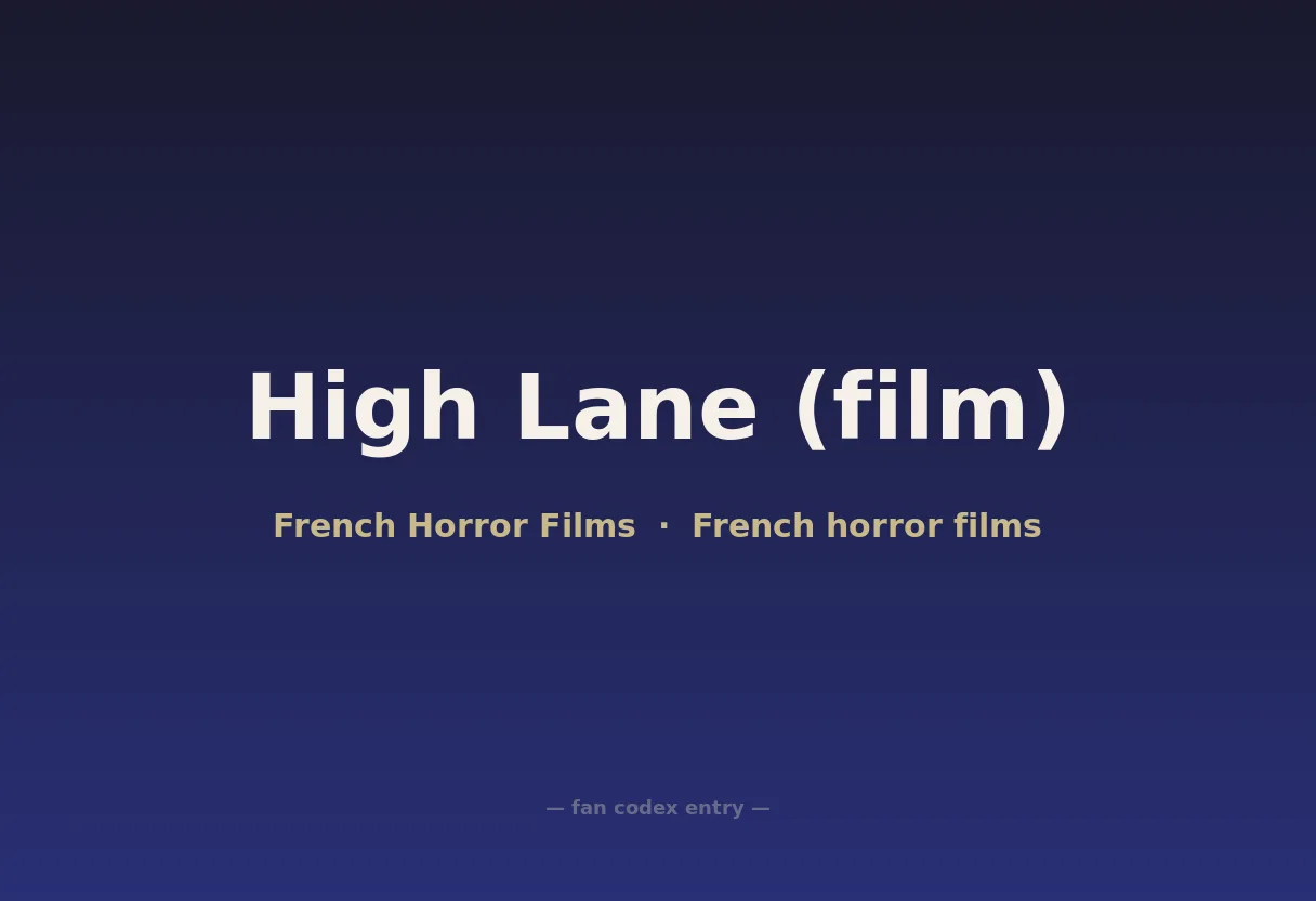 High Lane (film)