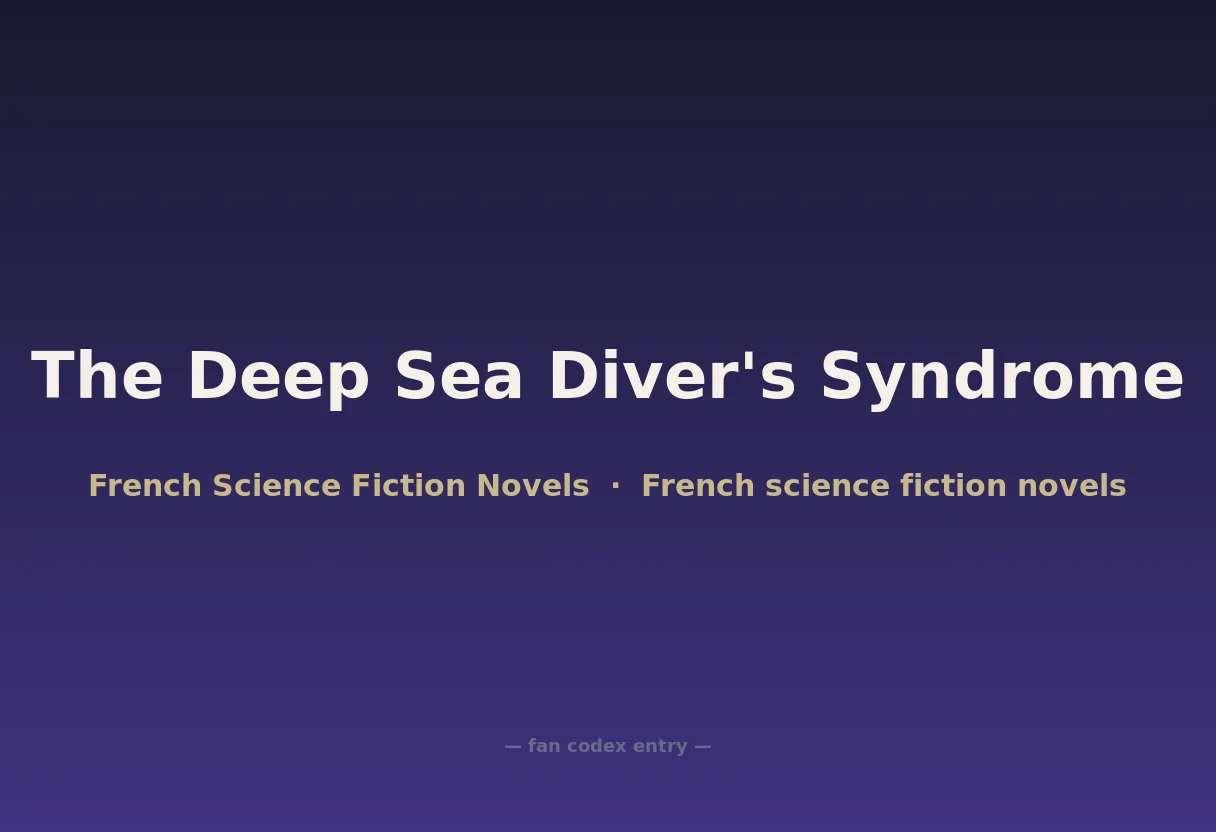 The Deep Sea Diver's Syndrome