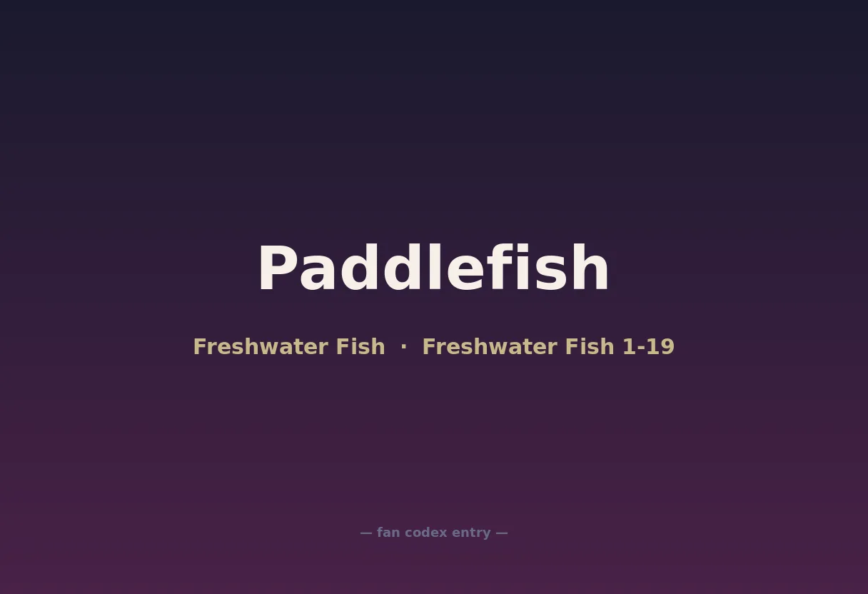 Paddlefish