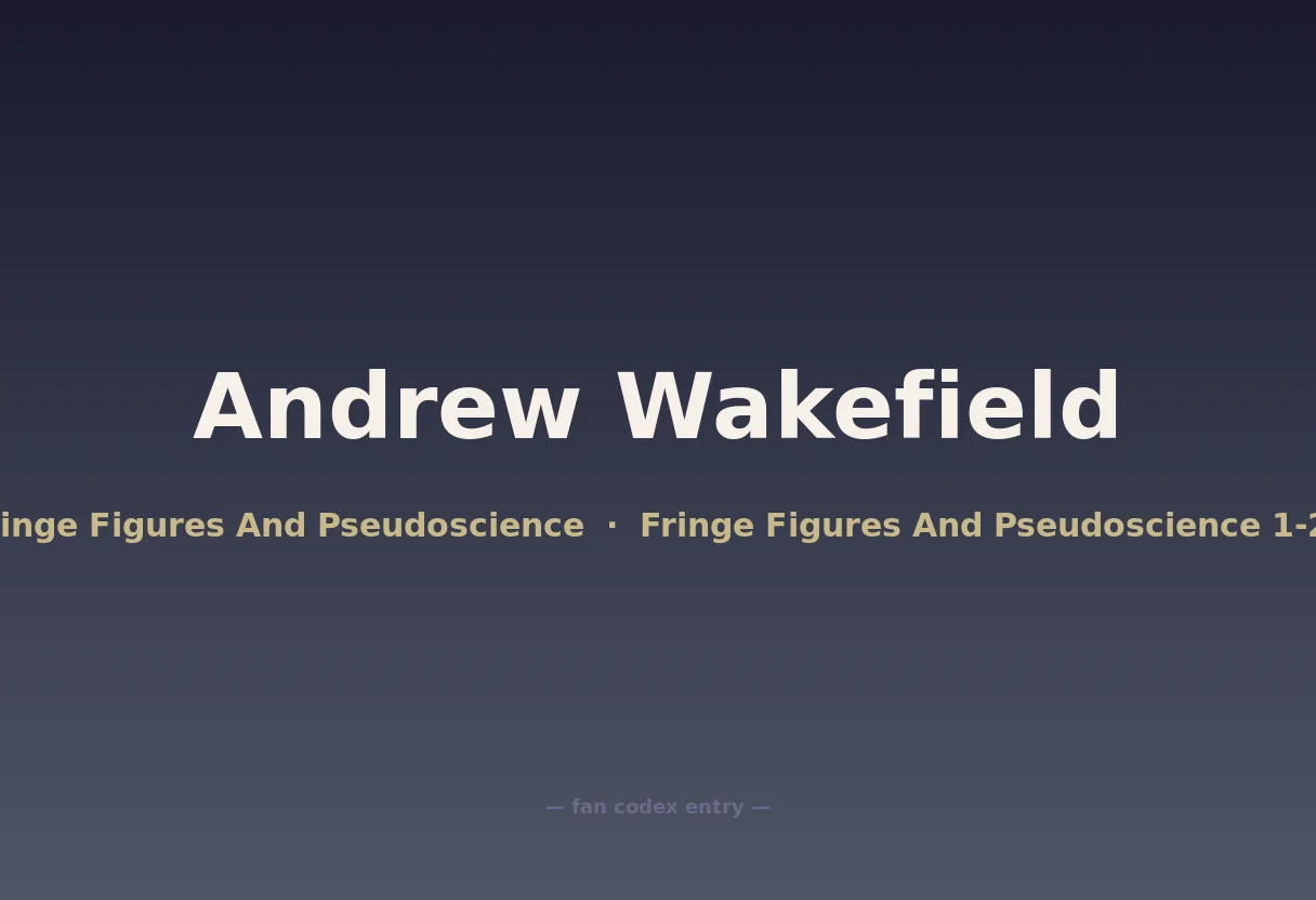 Andrew Wakefield