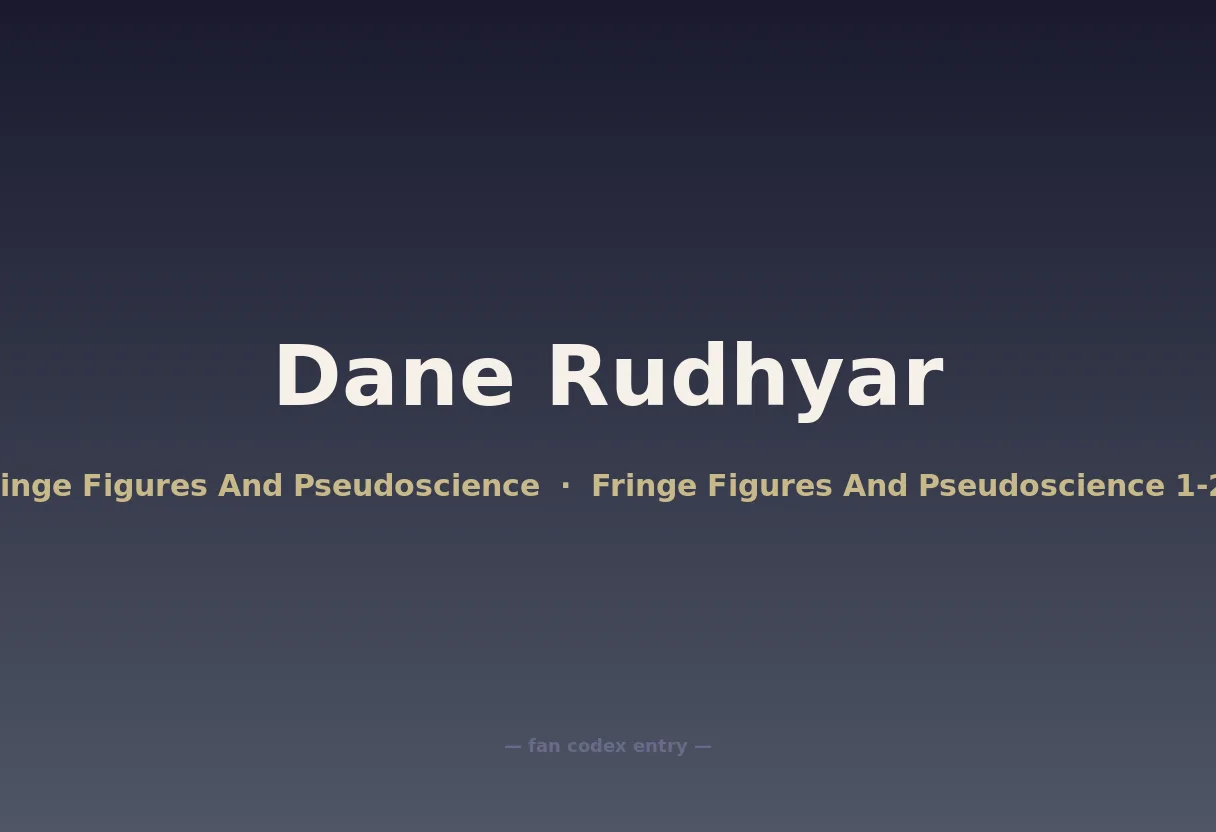 Dane Rudhyar