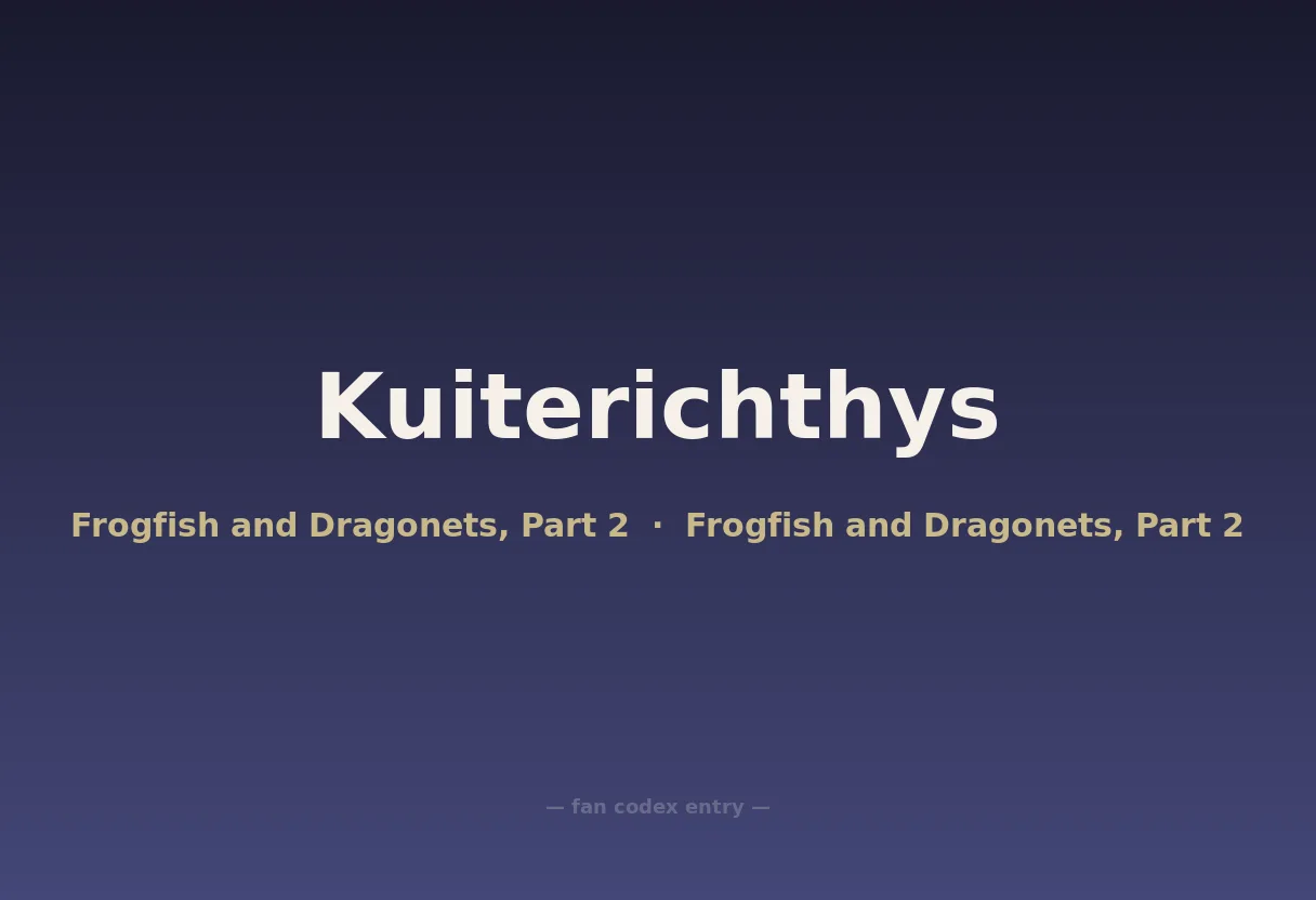 Kuiterichthys