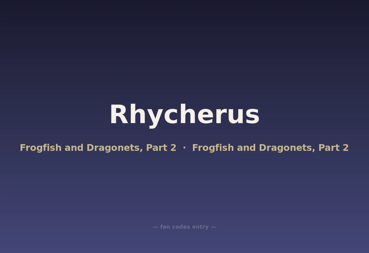 Rhycherus