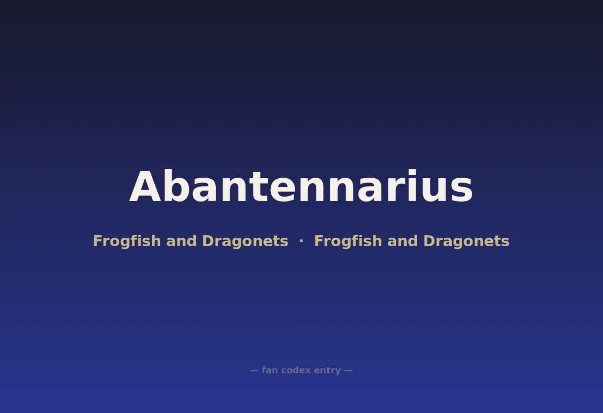 Abantennarius