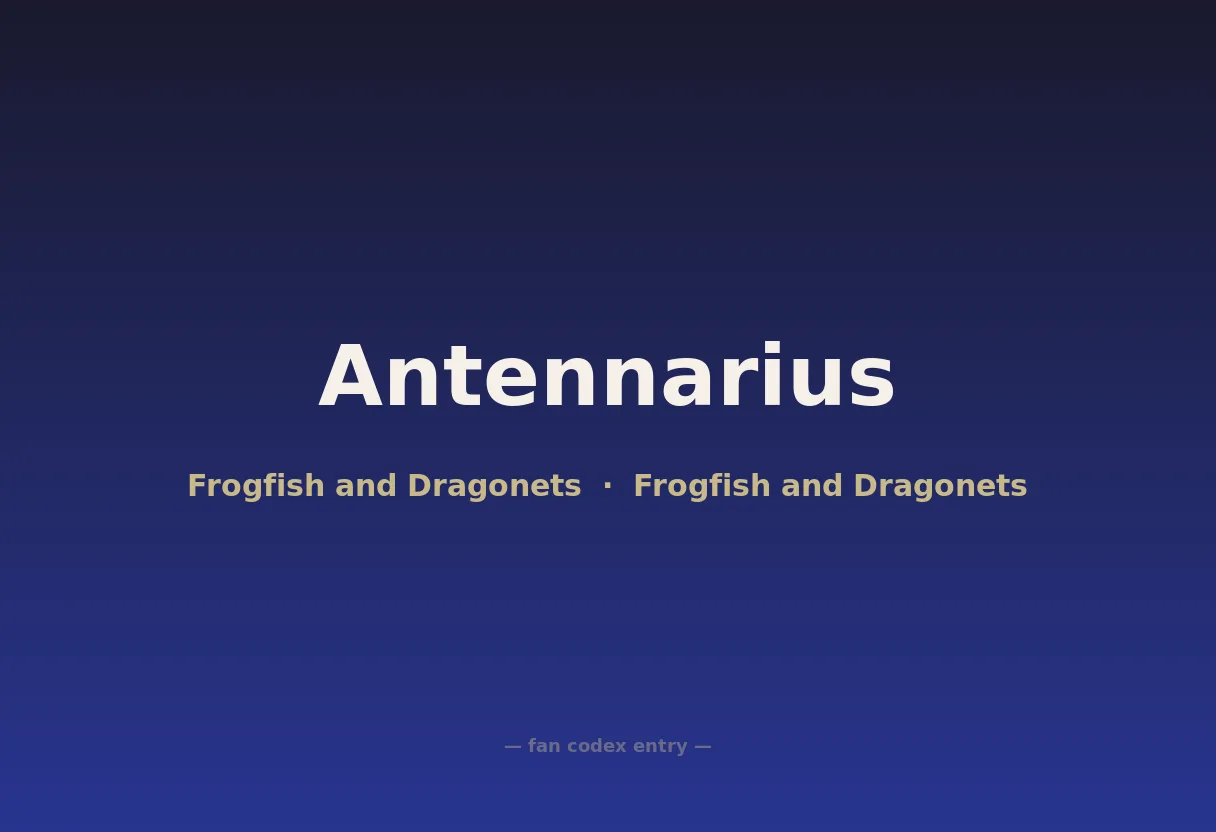 Antennarius