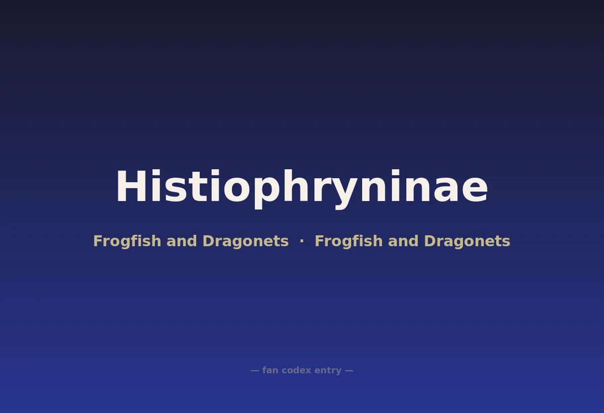 Histiophryninae