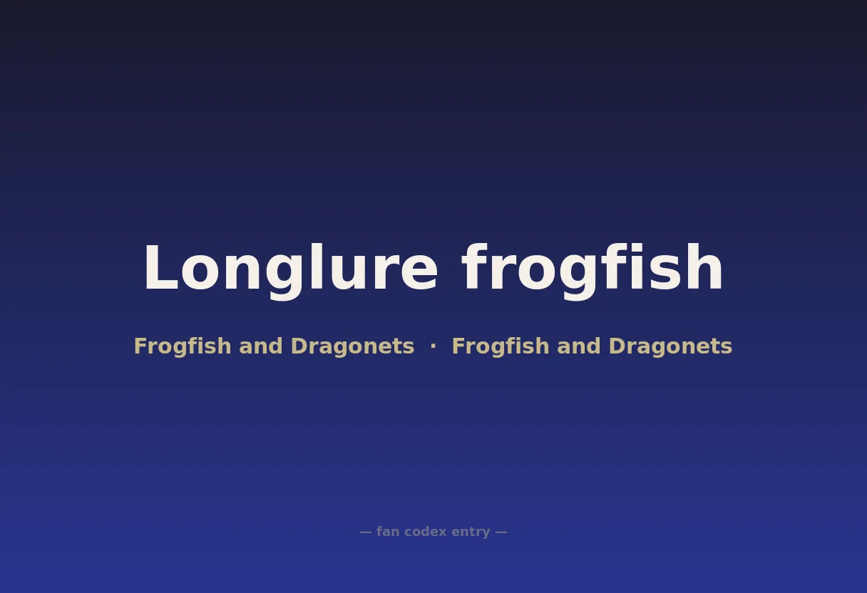 Longlure frogfish
