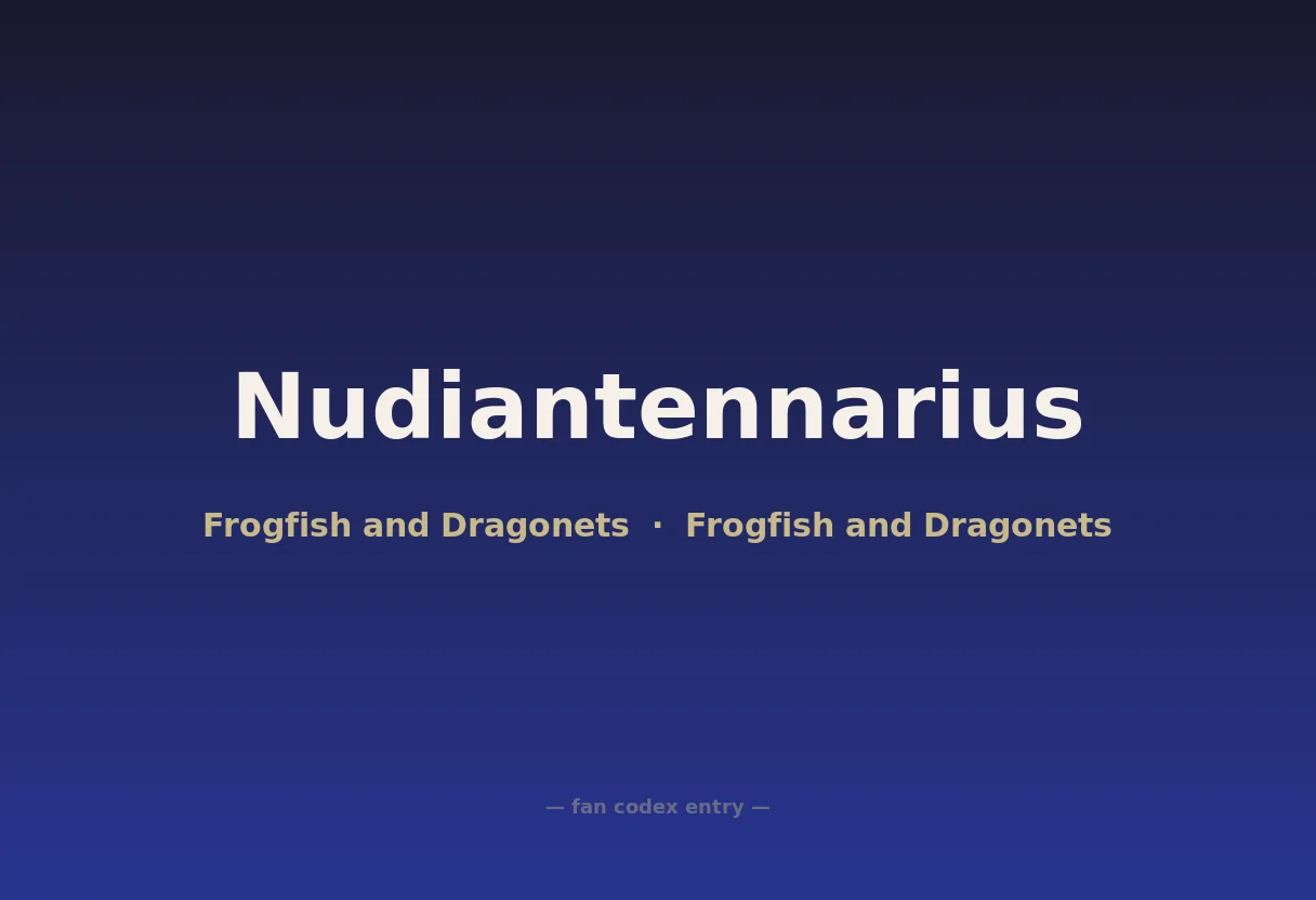 Nudiantennarius