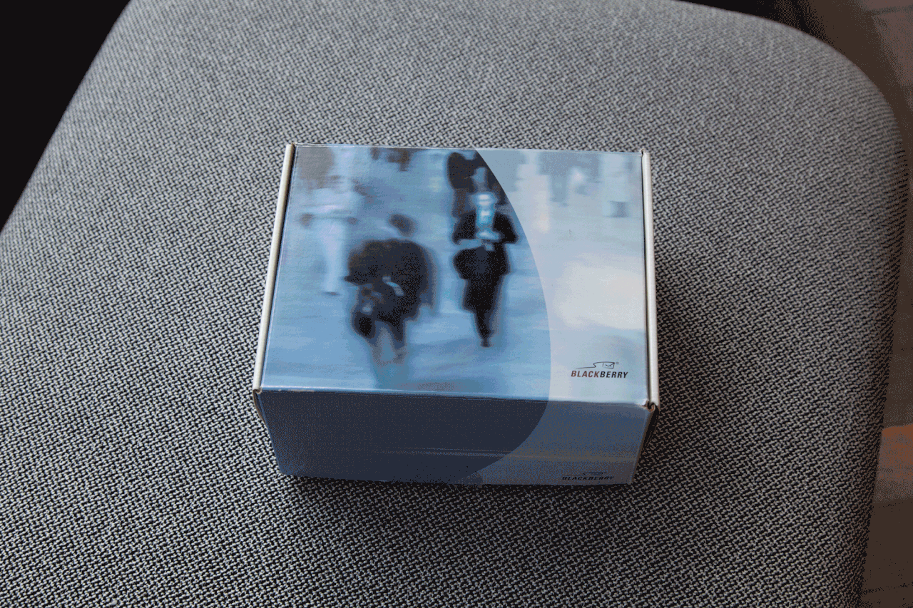 Blackberry 7290 German edition 2004, unboxing