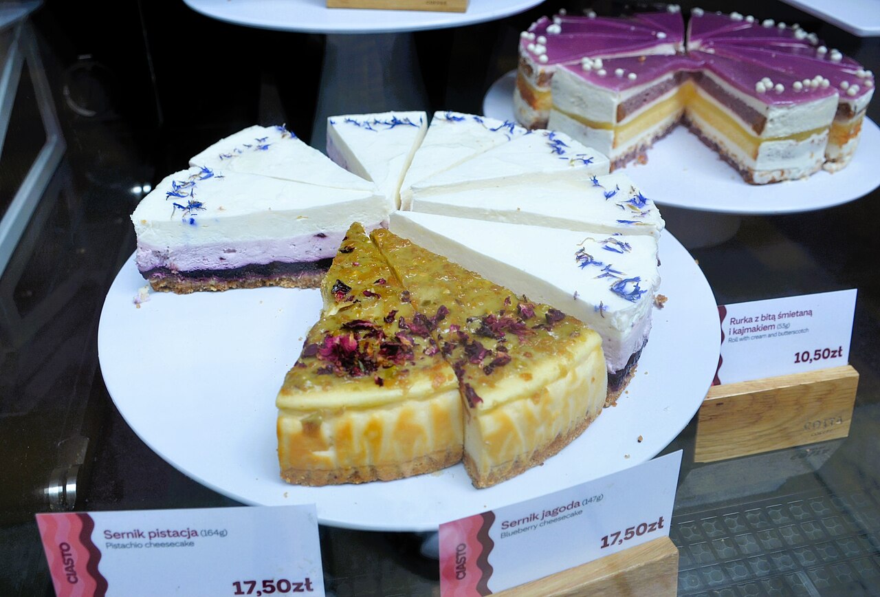 1459 Blueberry cheesecakes