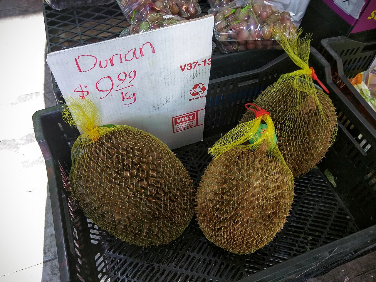 Durian for sale in Sydney store