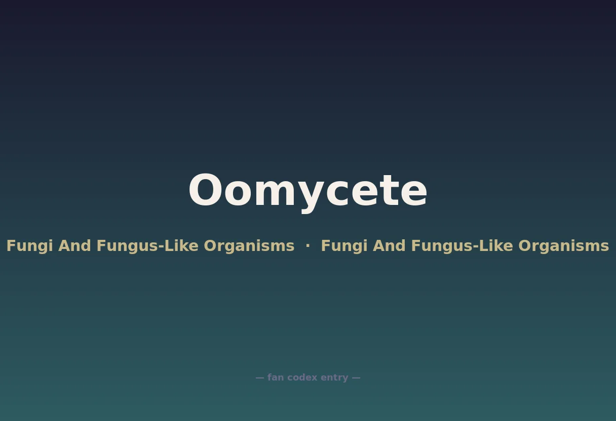 Oomycete