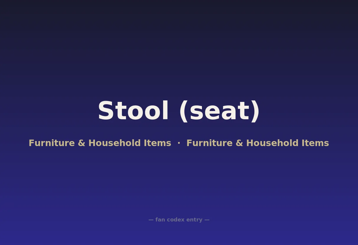 Stool (seat)