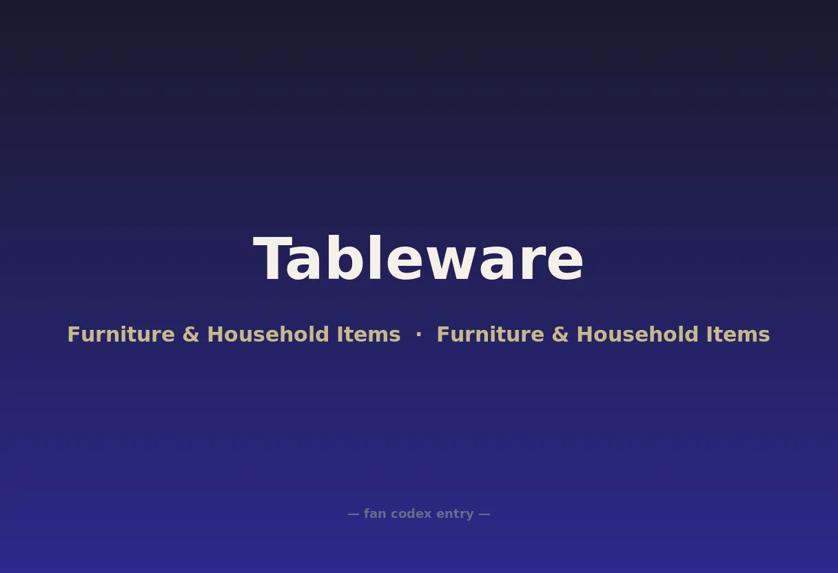 Tableware