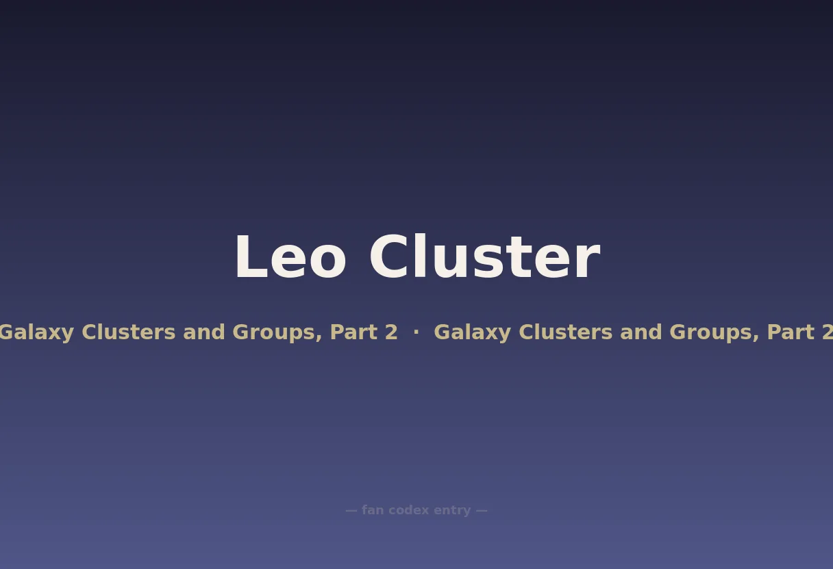 Leo Cluster