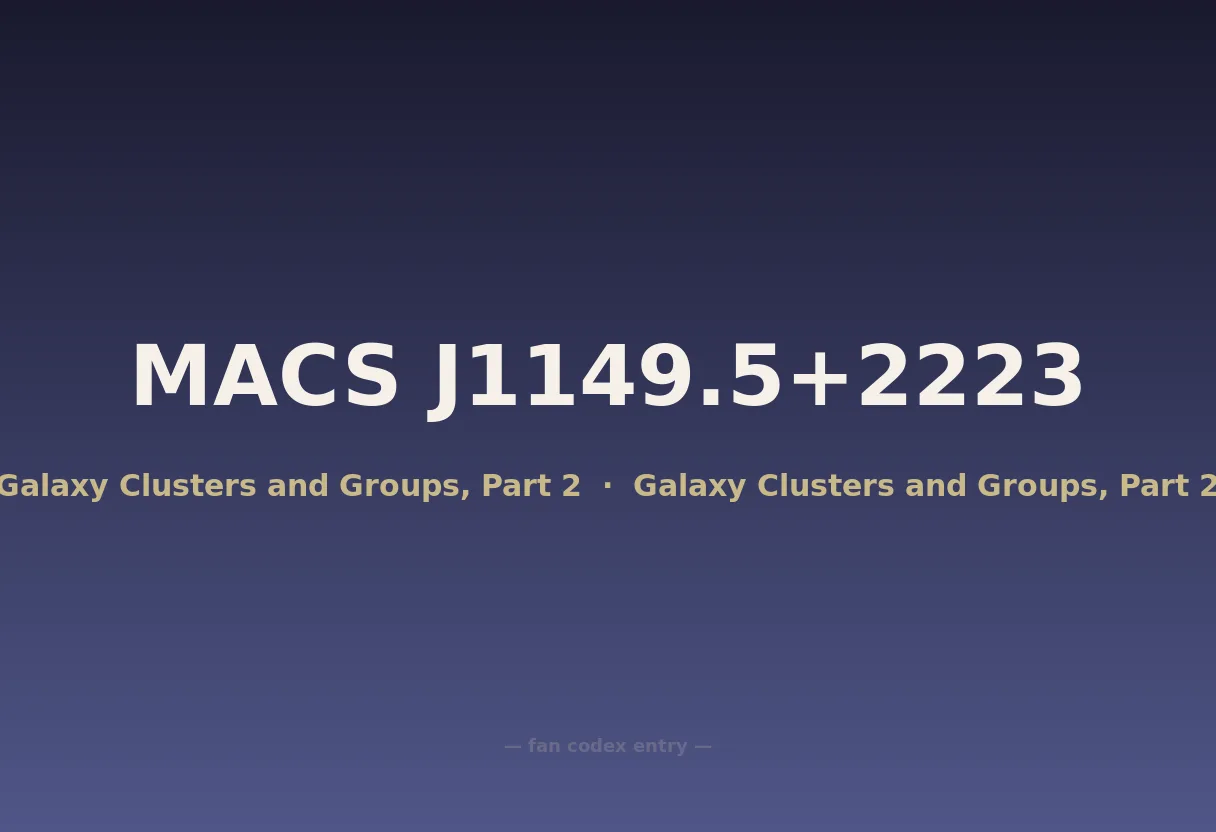 MACS J1149.5+2223