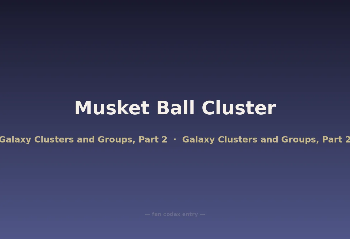 Musket Ball Cluster