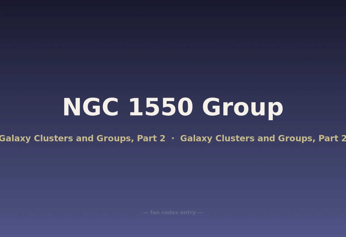 NGC 1550 Group