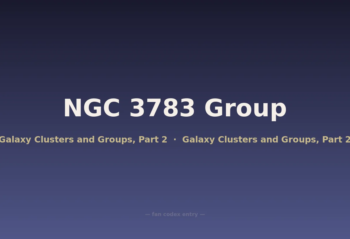 NGC 3783 Group