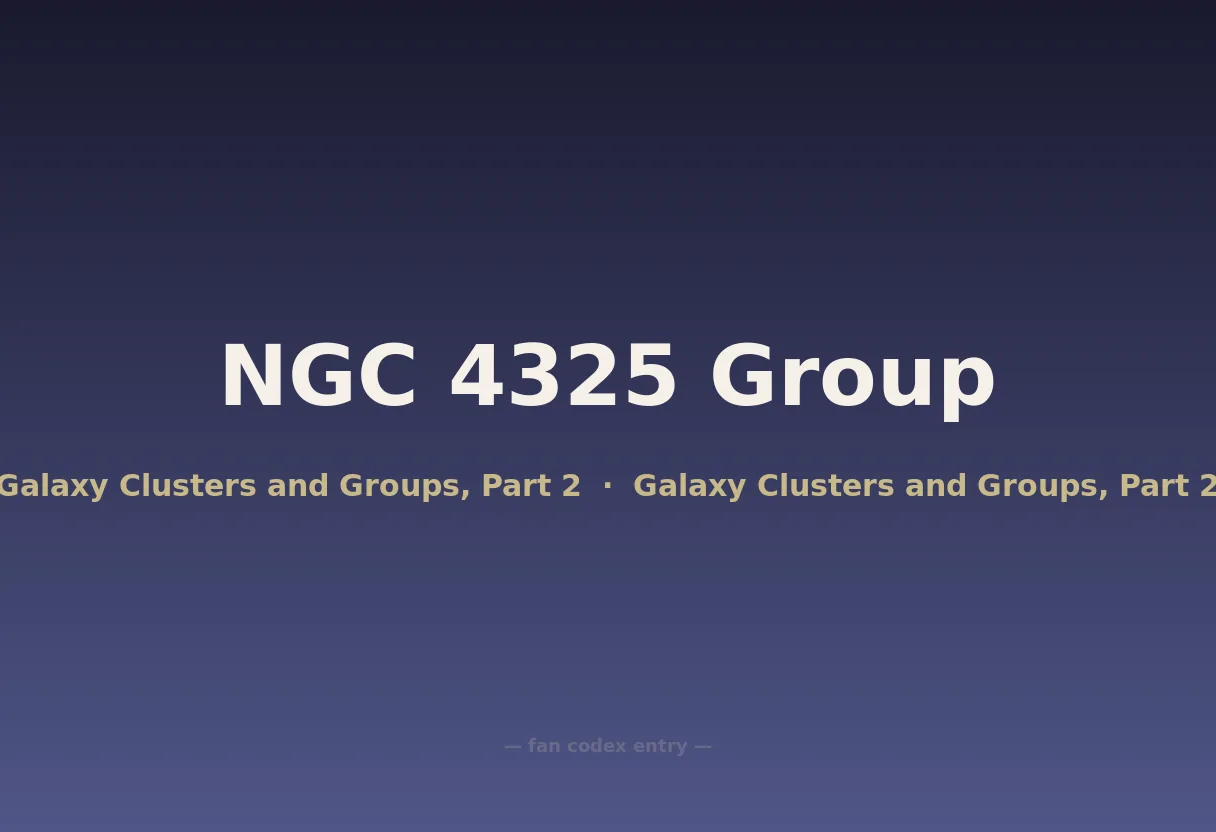 NGC 4325 Group