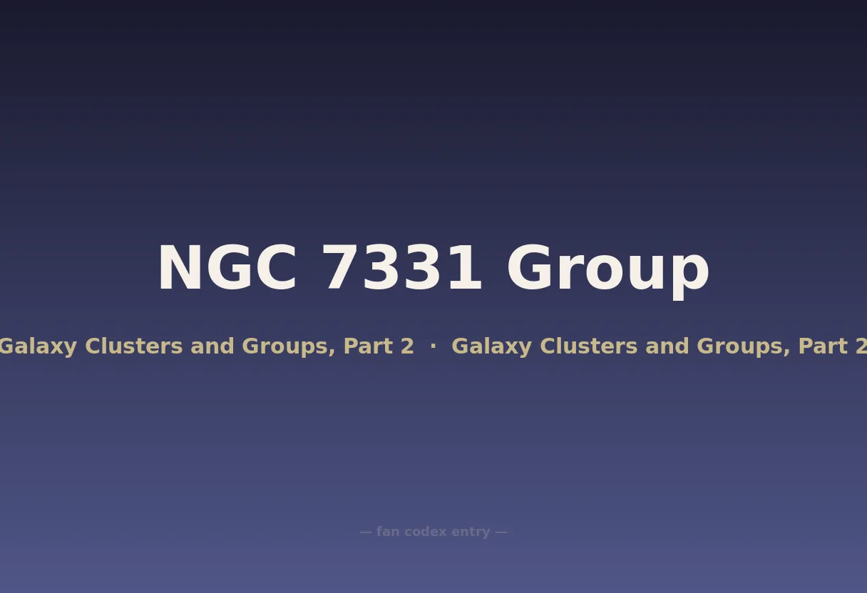 NGC 7331 Group