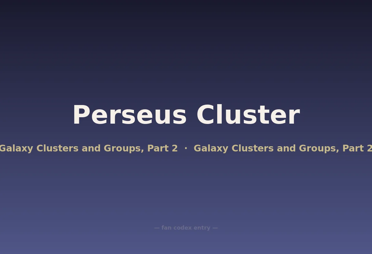 Perseus Cluster